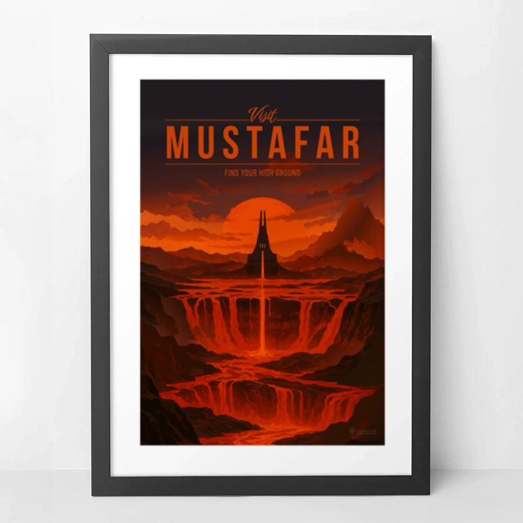 mustafar-framed