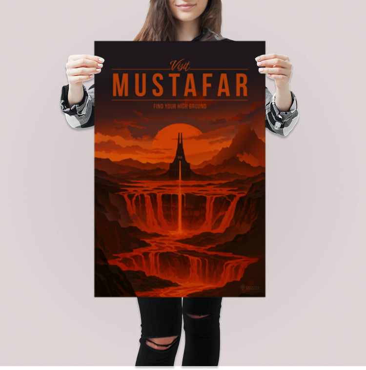Mustafar Travel Poster