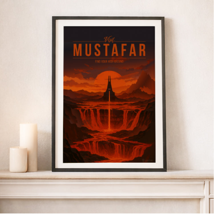 Mustafar Travel Poster
