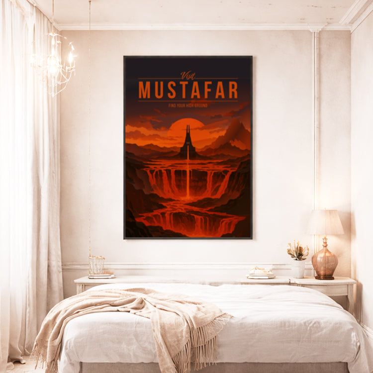 Mustafar Travel Poster