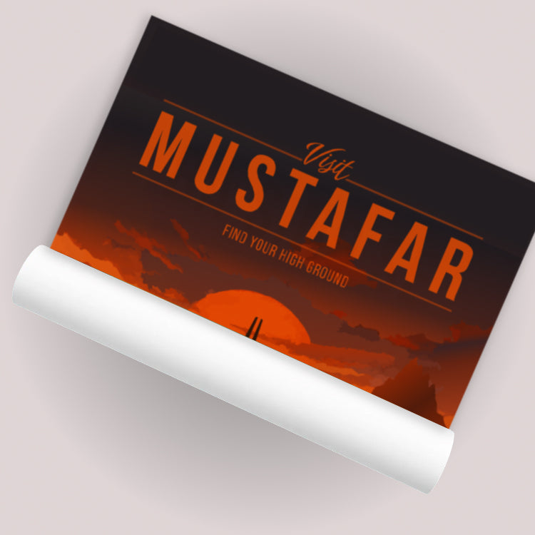 Mustafar Travel Poster