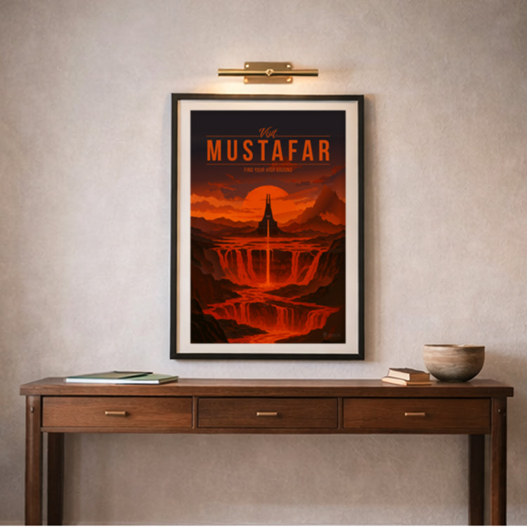 Mustafar Travel Poster