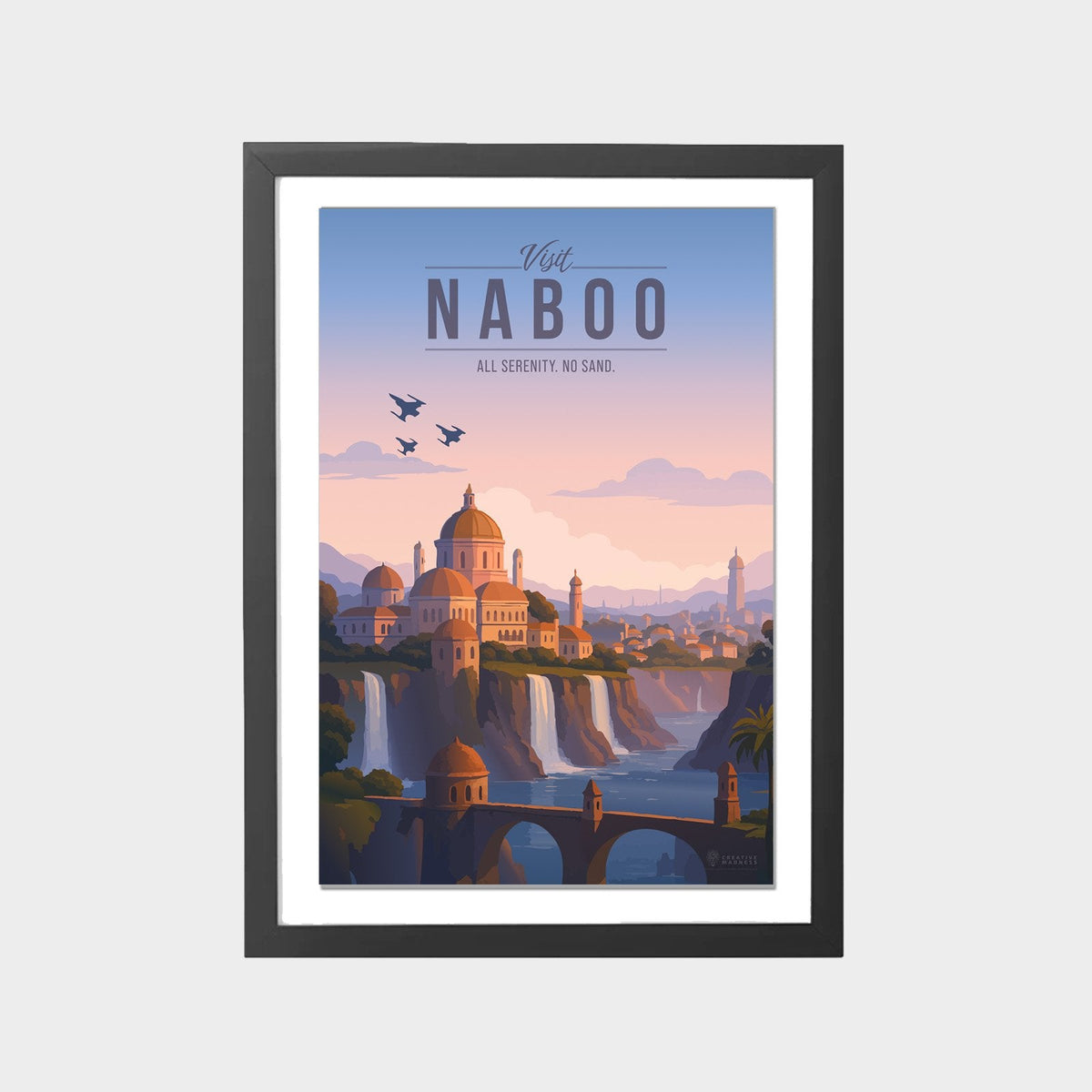 Galactic Prequel Worlds — 3 Poster Set