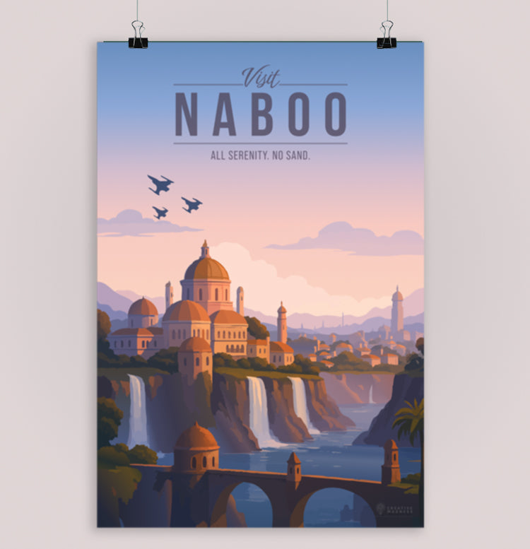 Naboo Travel Poster