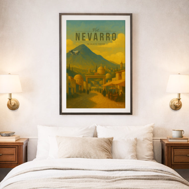 Nevarro Travel Poster