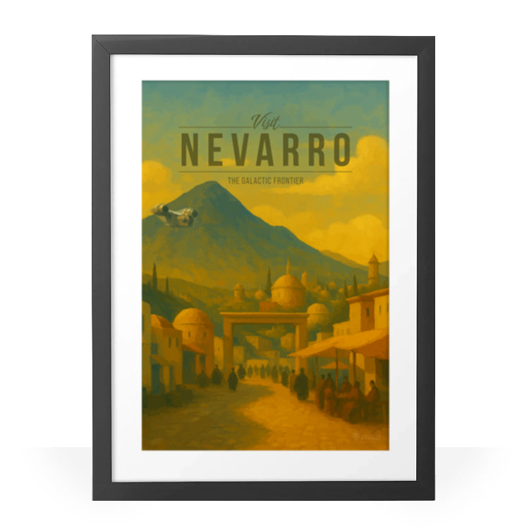 Nevarro Travel Poster