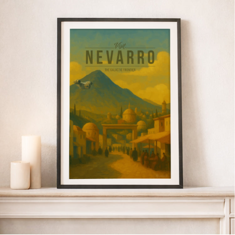 Nevarro Travel Poster