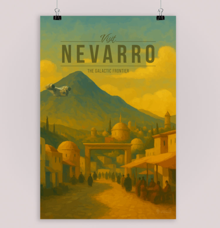Nevarro Travel Poster