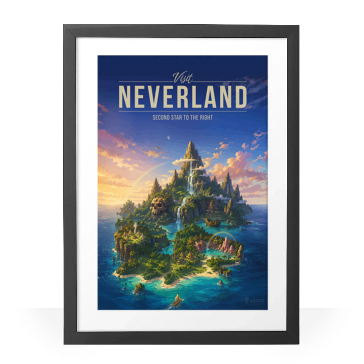 neverland-framed