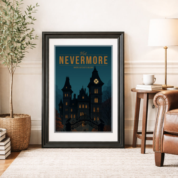 Nevermore Travel Poster