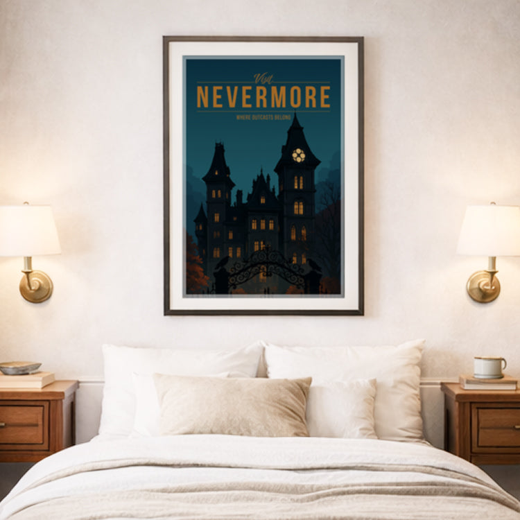 Nevermore Travel Poster