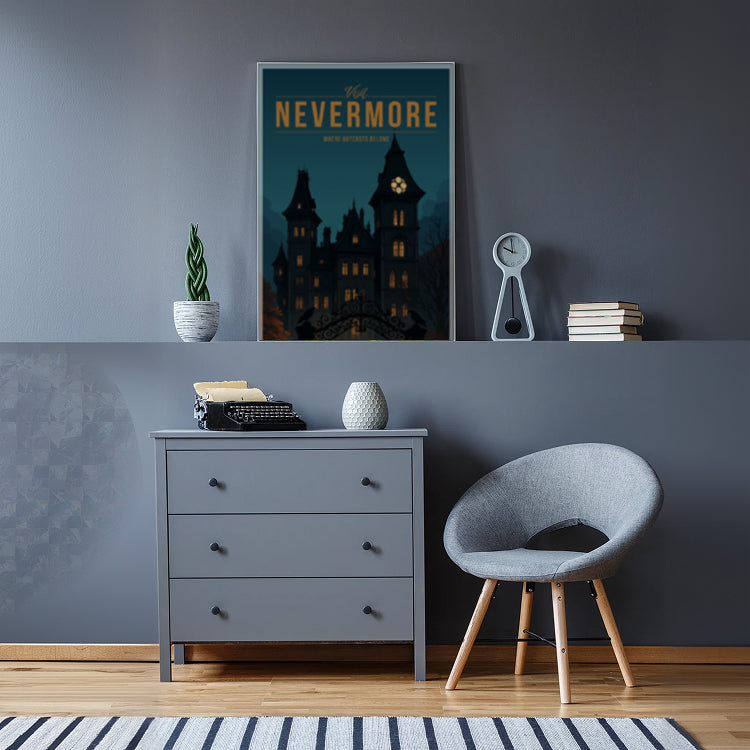 Nevermore Travel Poster