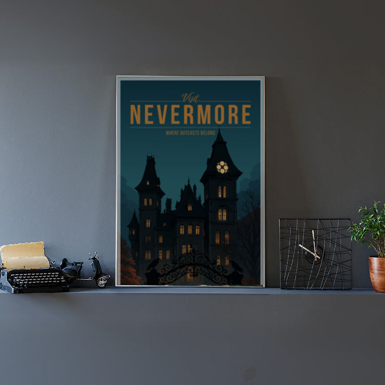 Nevermore Travel Poster