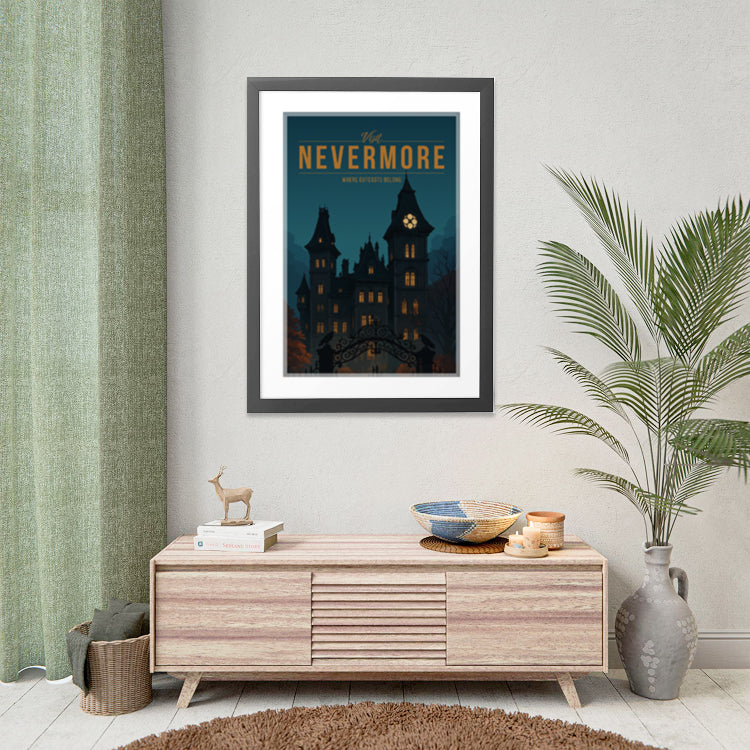 Nevermore Travel Poster