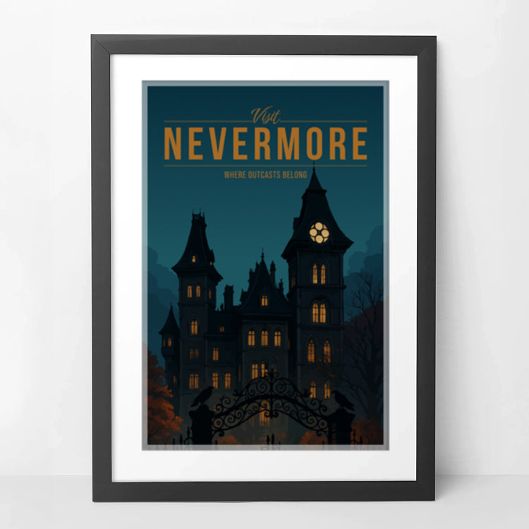 Nevermore Travel Poster