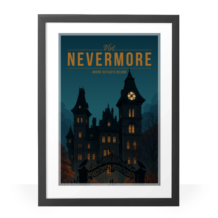 Nevermore Travel Poster