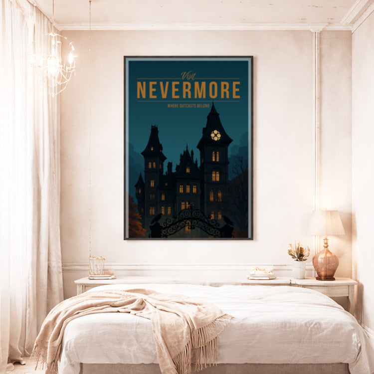 Nevermore Travel Poster