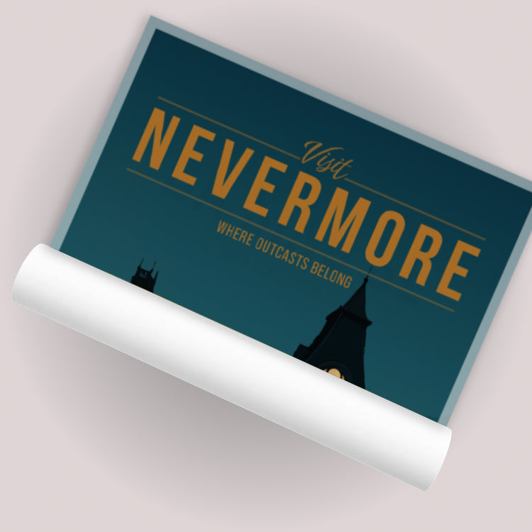 Nevermore Travel Poster