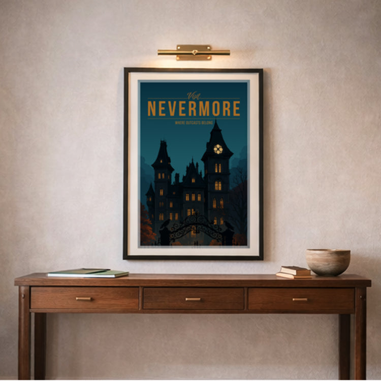 Nevermore Travel Poster