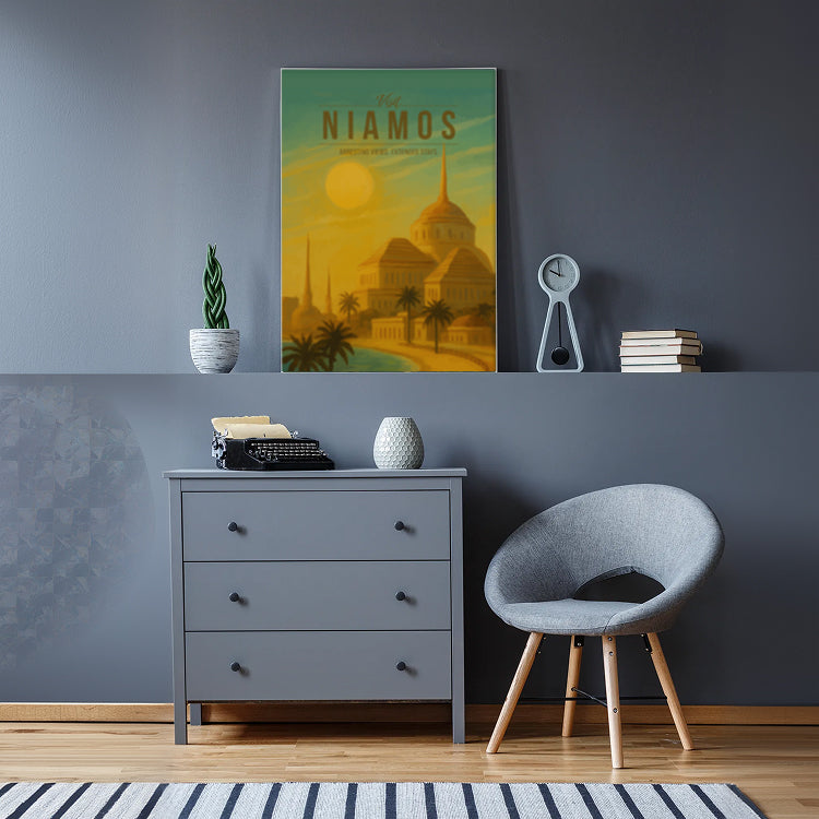 Niamos Travel Poster