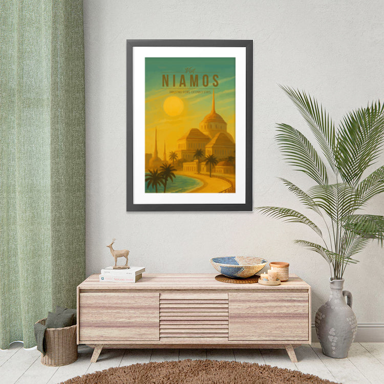 Niamos Travel Poster