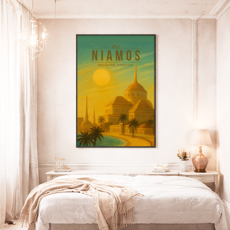 Niamos Travel Poster