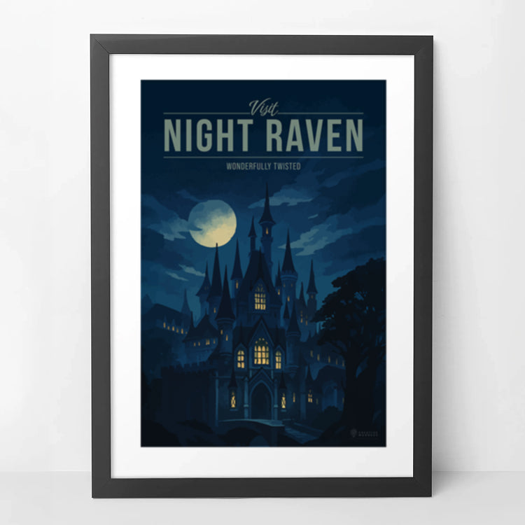 night-raven-framed