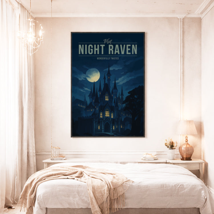 Night Raven Travel Poster