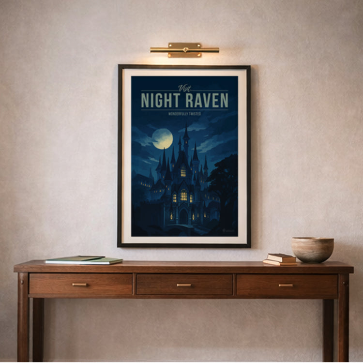 Night Raven Travel Poster