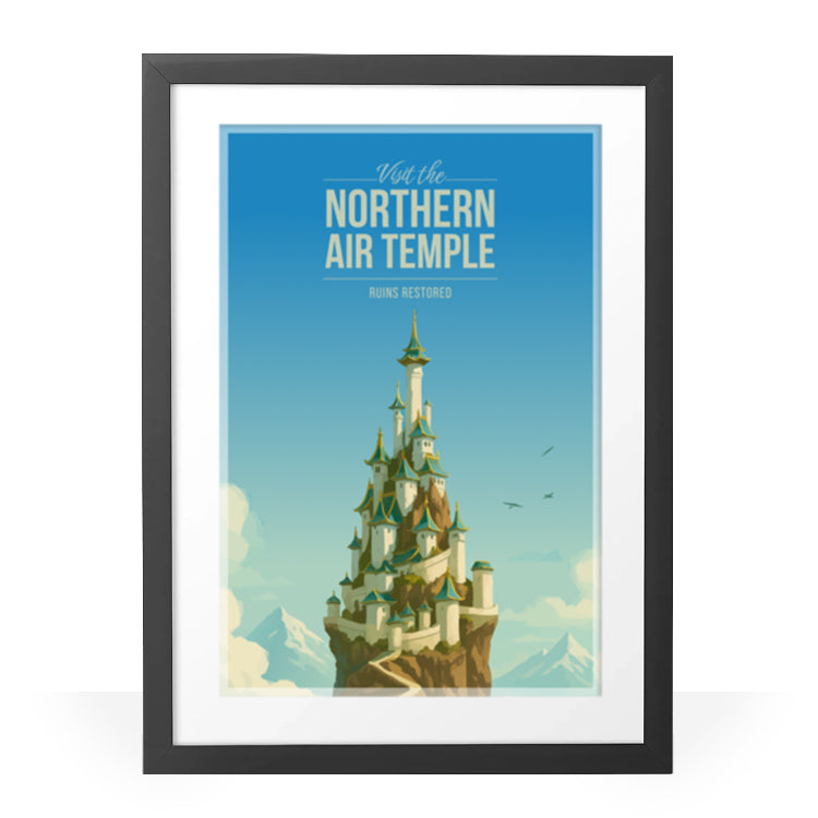 Northern Air Temple Travel Poster