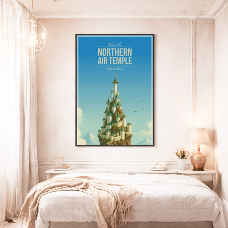 Northern Air Temple Travel Poster