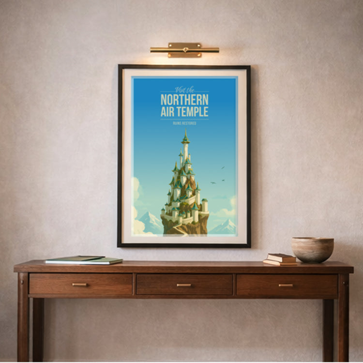 Northern Air Temple Travel Poster