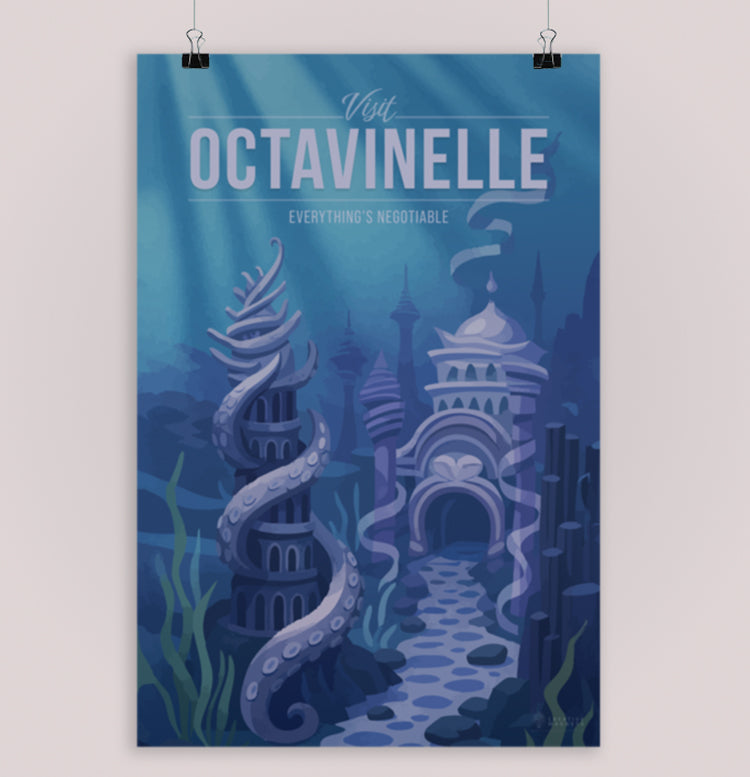 Octavinelle Travel Poster