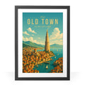 Old Town Travel Poster