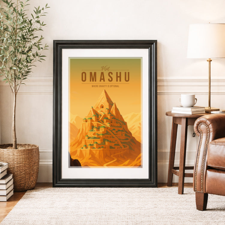 Omashu Travel Poster