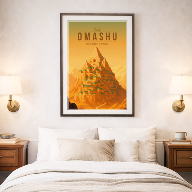 Omashu Travel Poster
