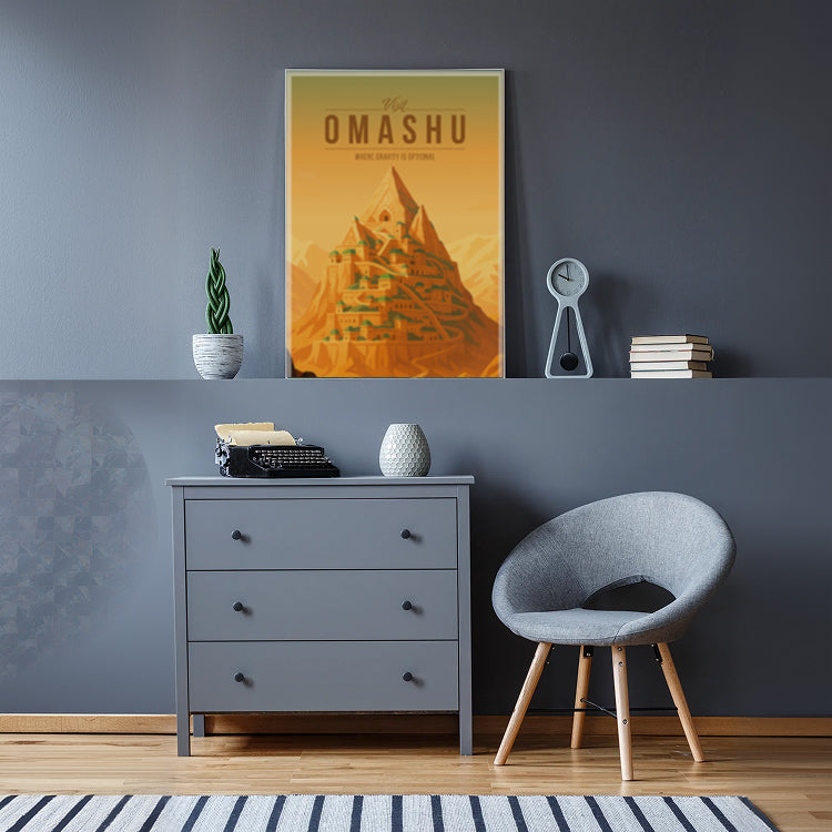 Omashu Travel Poster