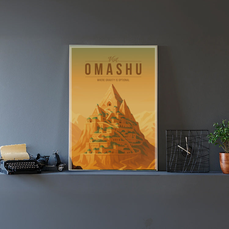 Omashu Travel Poster
