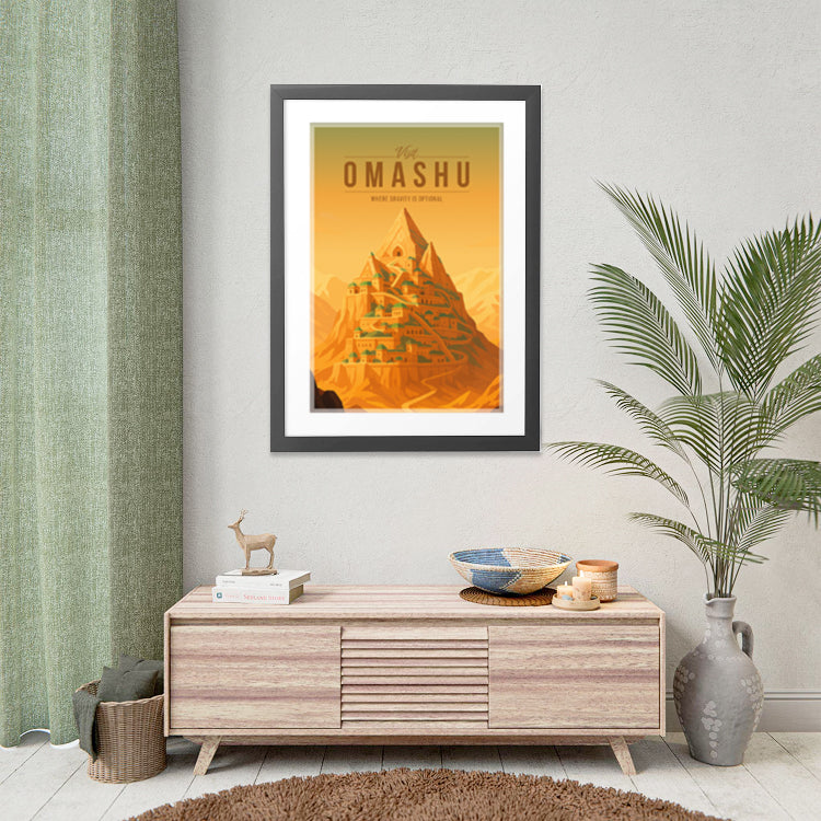 Omashu Travel Poster