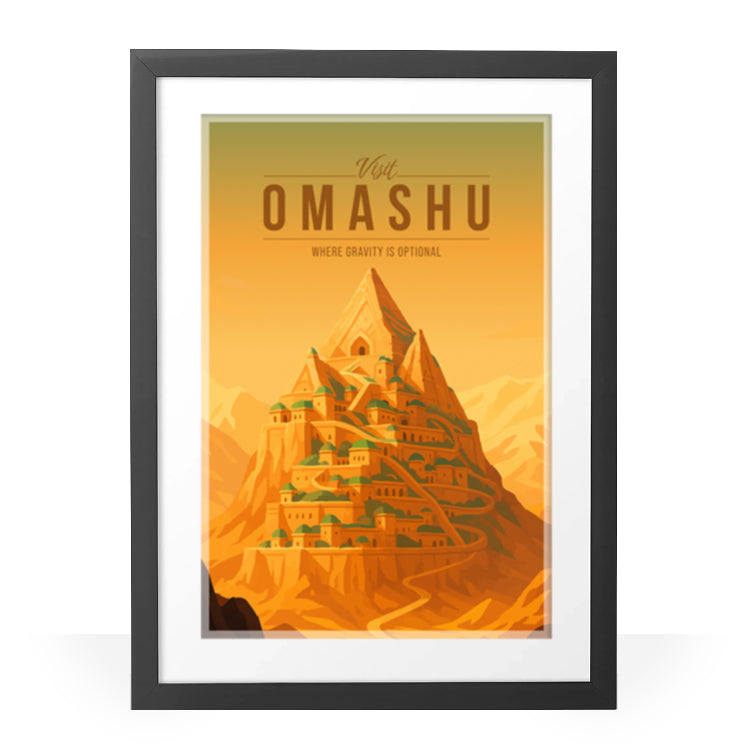 Omashu Travel Poster