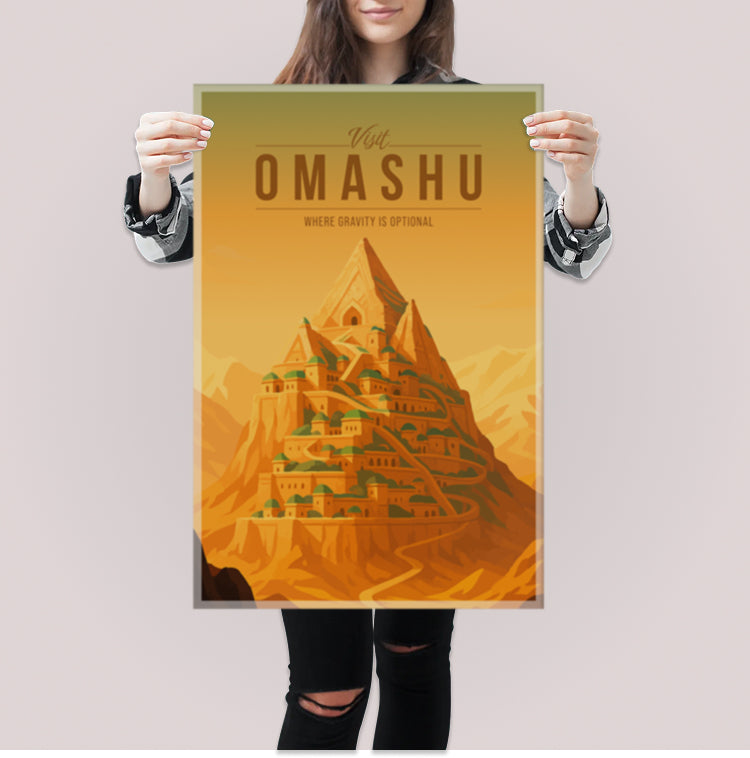 Omashu Travel Poster