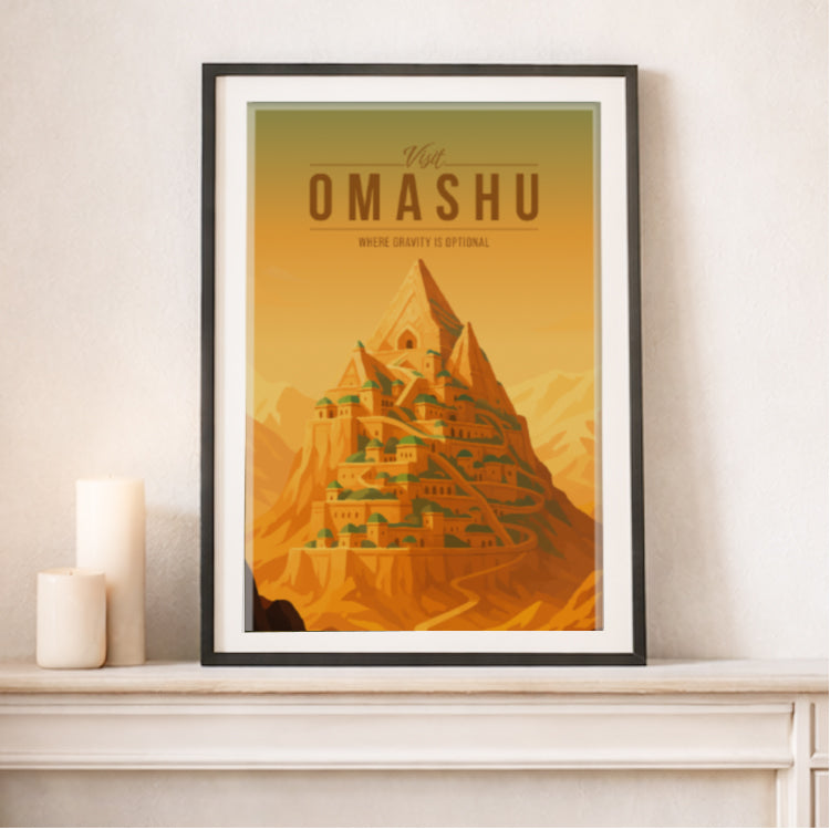 Omashu Travel Poster