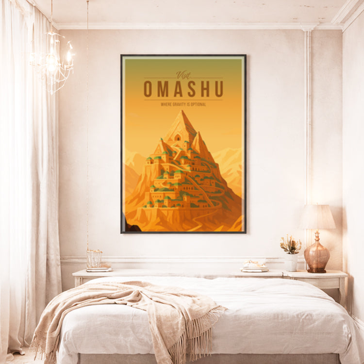 Omashu Travel Poster