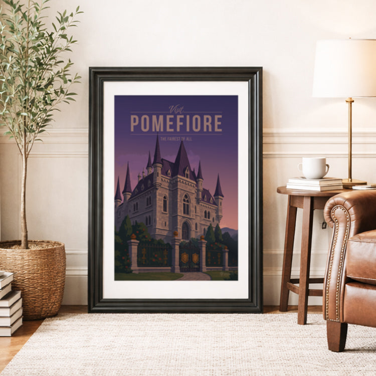 Pomefiore Travel Poster