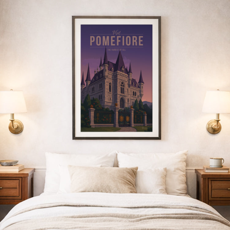 Pomefiore Travel Poster