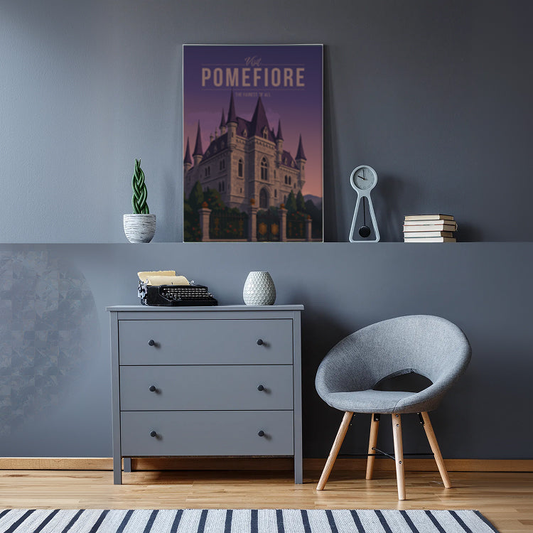 Pomefiore Travel Poster