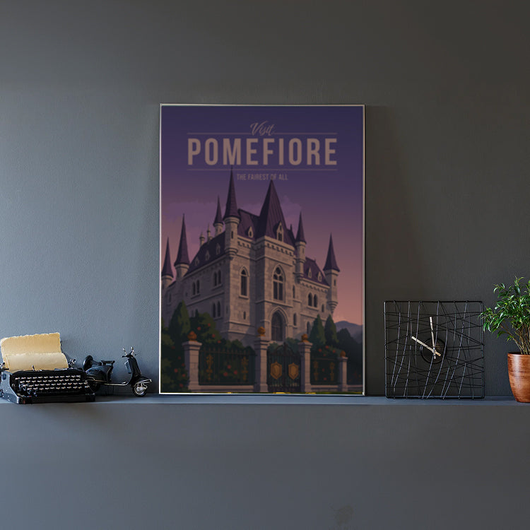 Pomefiore Travel Poster