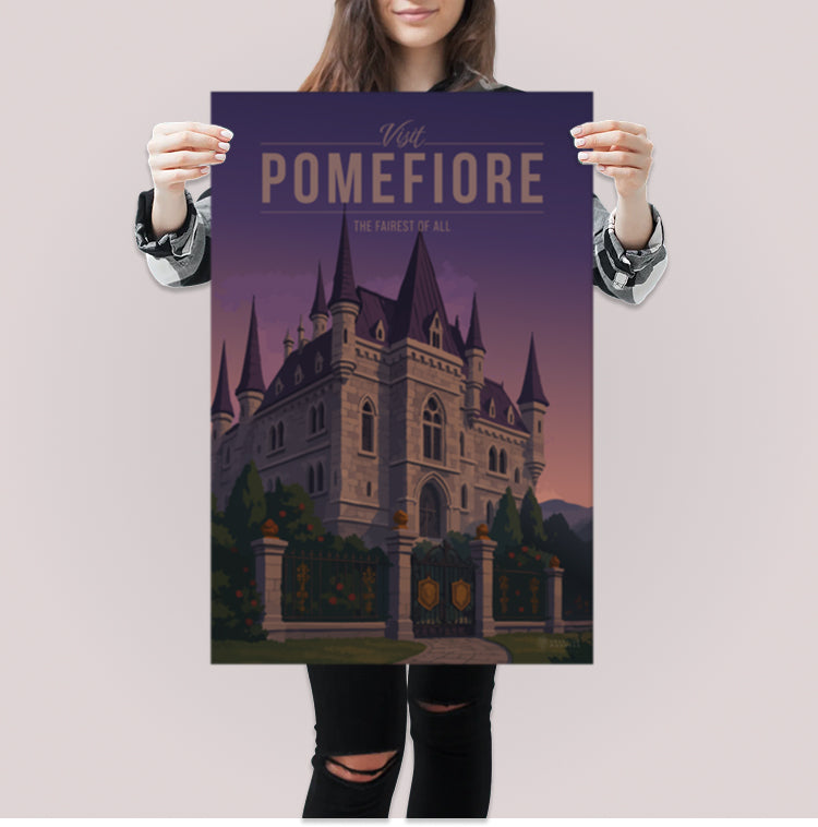 Pomefiore Travel Poster