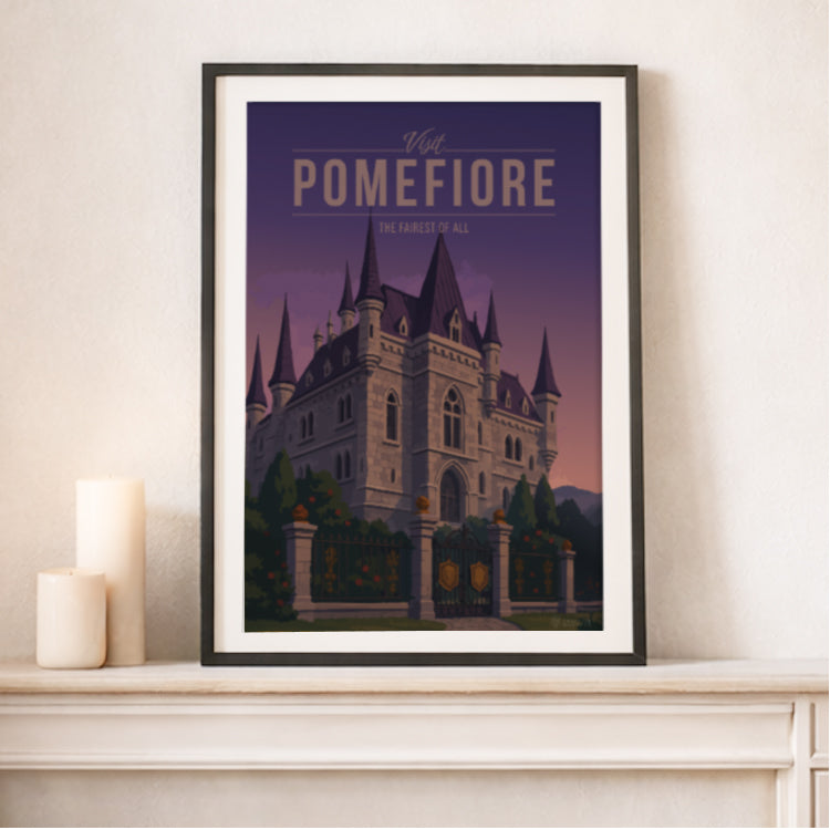 Pomefiore Travel Poster