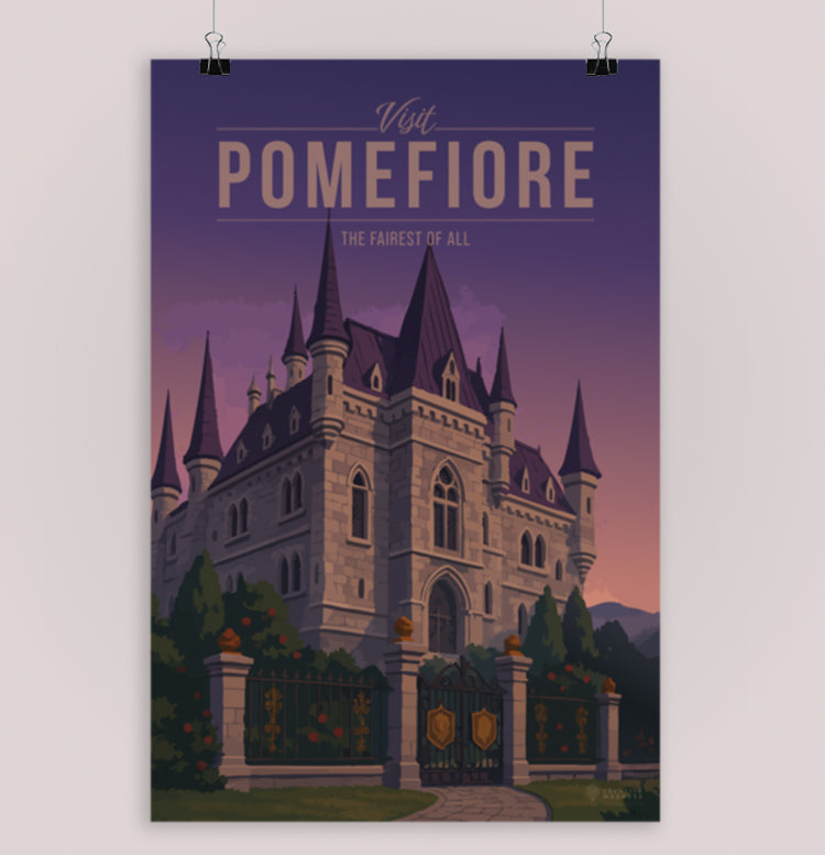 Pomefiore Travel Poster